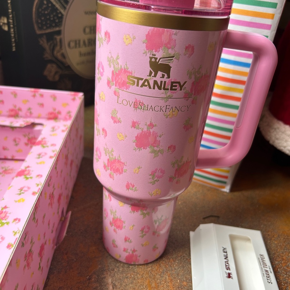 Stanley LoveShackFancy Pink Floral Cup (straw topper not included) - Picture 3 of 6